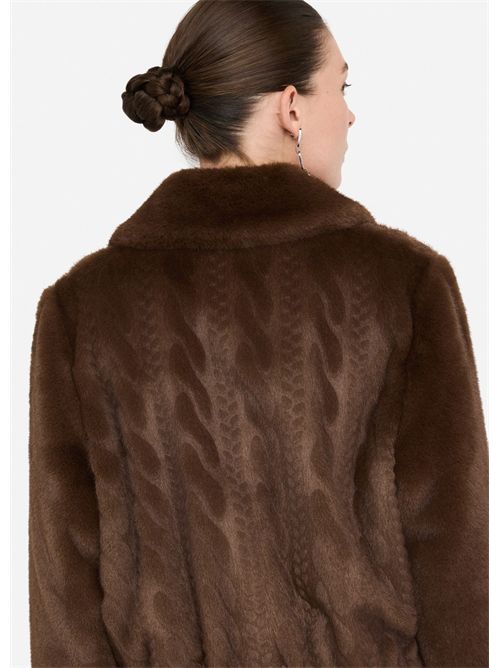 Bomber in teddy con trecce LIU JO | MF5094E1044/90915